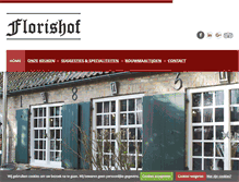Tablet Screenshot of florishof.com